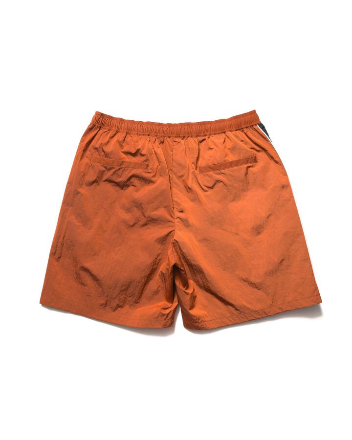 NYLON CHAMBRAY PRACTICE SHORTS,ORANGE, medium image number 1