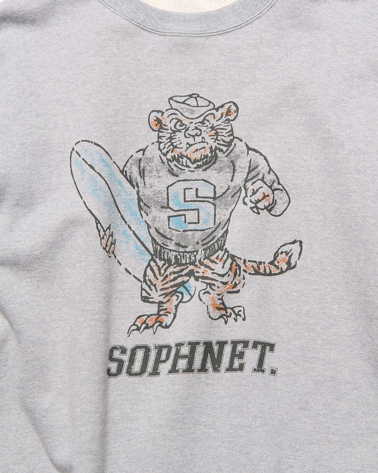 VINTAGE GRAPHIC CREWNECK SWEAT,GRAY, large image number 2