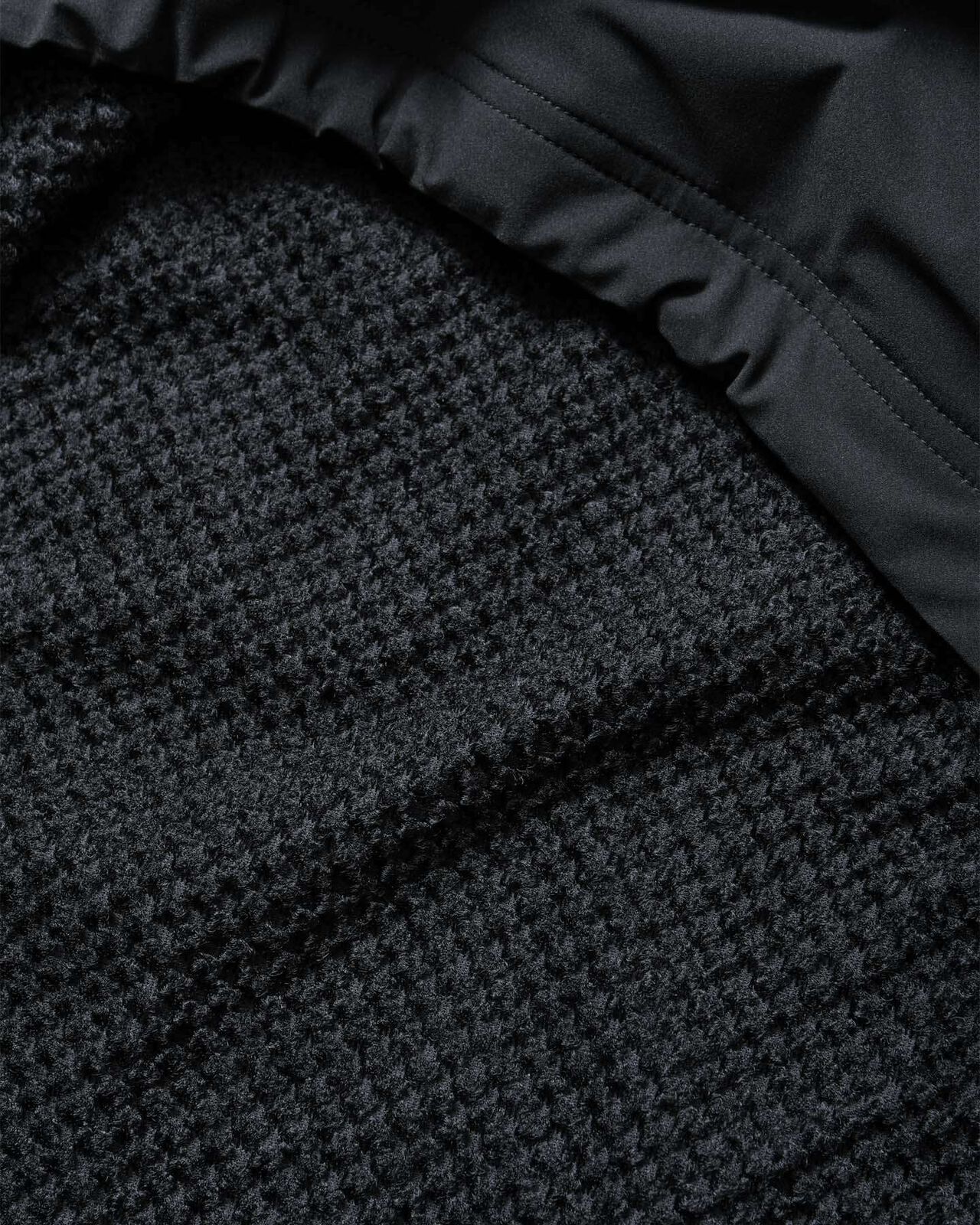 THERMAL-LINING QUARTER-ZIP PISTE,BLACK, large image number 4