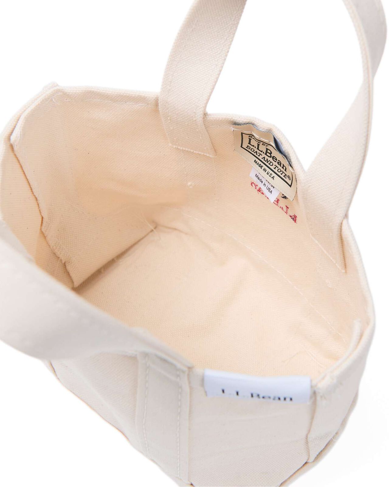 L.L. Bean BOAT AND TOTE MINI,WHITE, large image number 6