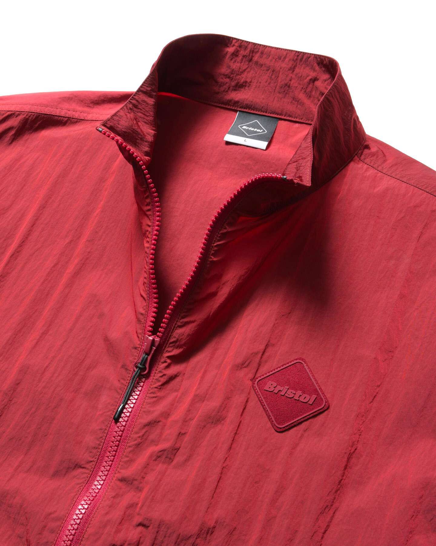 BIG LOGO NYLON STAND COLLAR BLOUSON