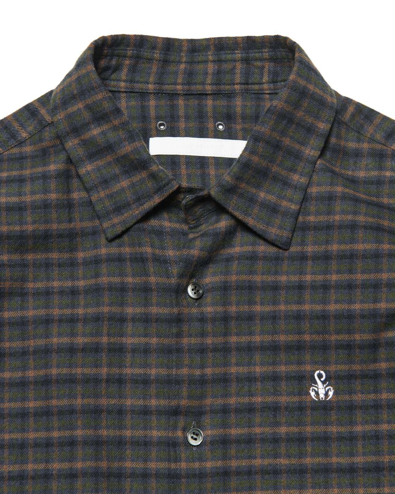 COTTON FLANNEL RELAX-FIT SHIRT,KHAKI, large image number 2