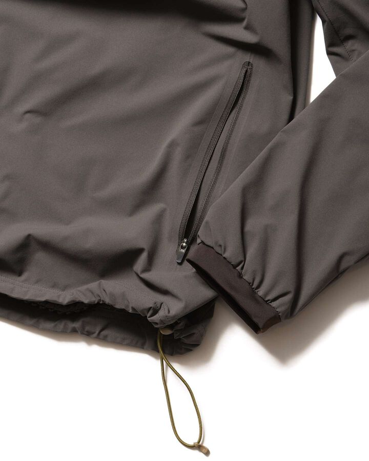 THERMAL-LINING QUARTER-ZIP PISTE,KHAKI, medium image number 3