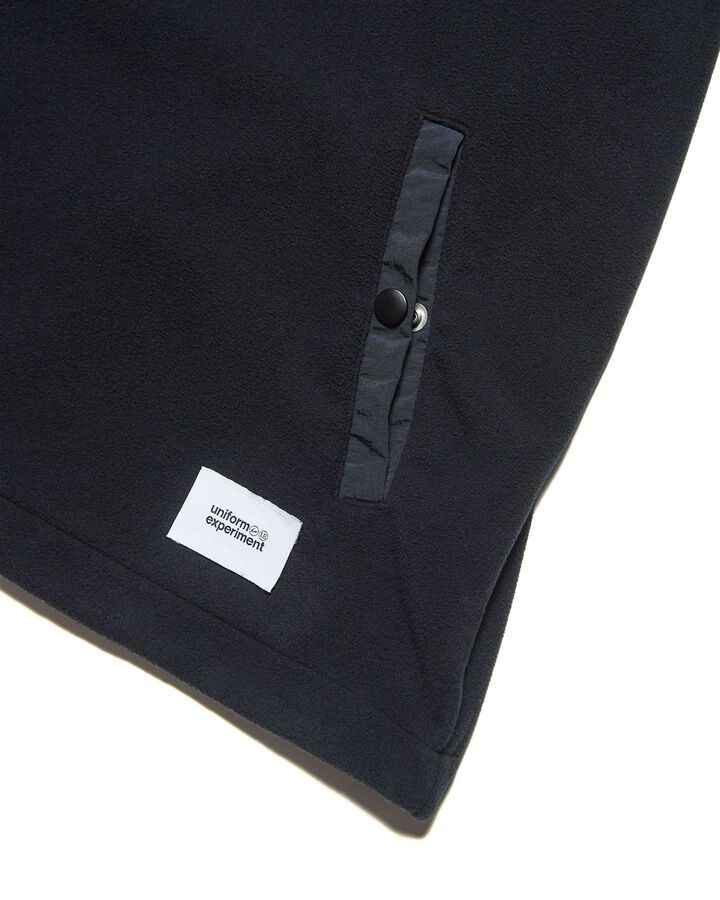 FLEECE CREWNECK TOP,BLACK, medium image number 2