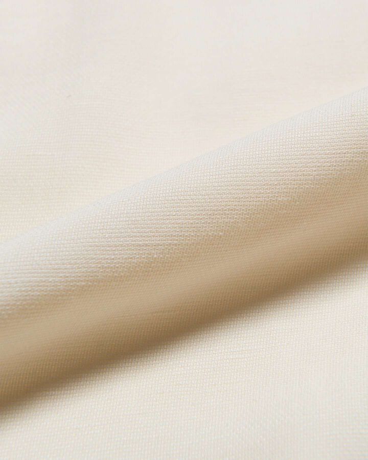 LINEN MESH L/S POLO,OFF WHITE, medium image number 4