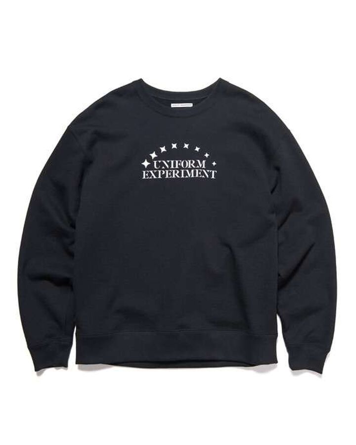 STENCIL LOGO SWEATSHIRT,BLACK, medium image number 0
