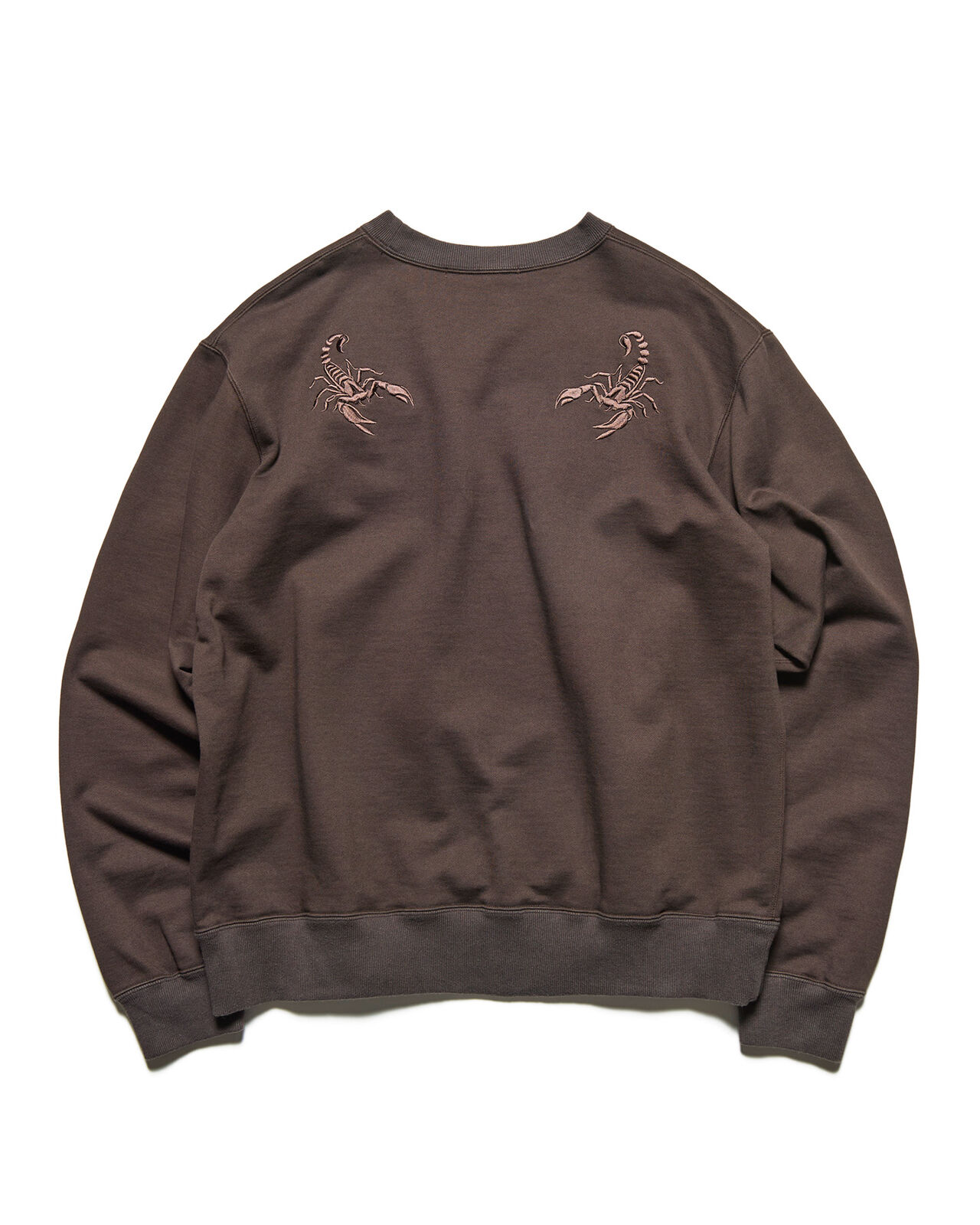 EMBROIDERY SWEATSHIRT,BROWN, large image number 0
