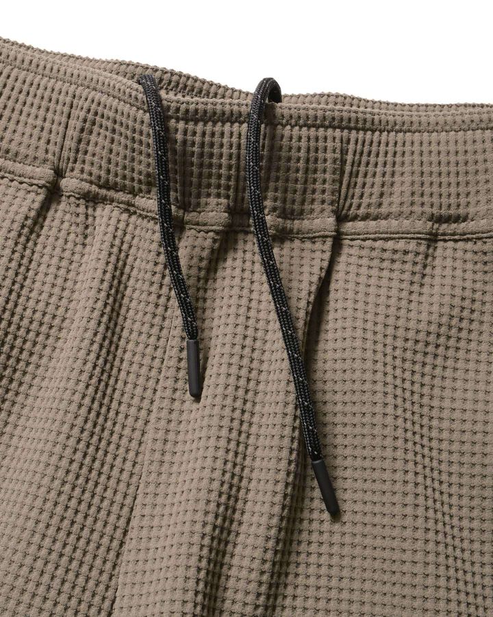 TECH WAFFLE LOUNGE SHORTS,GREIGE, medium image number 3