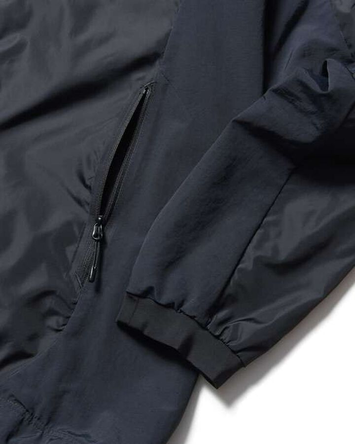STREAM LINE HYBRID HOODIE JACKET,BLACK, medium image number 3