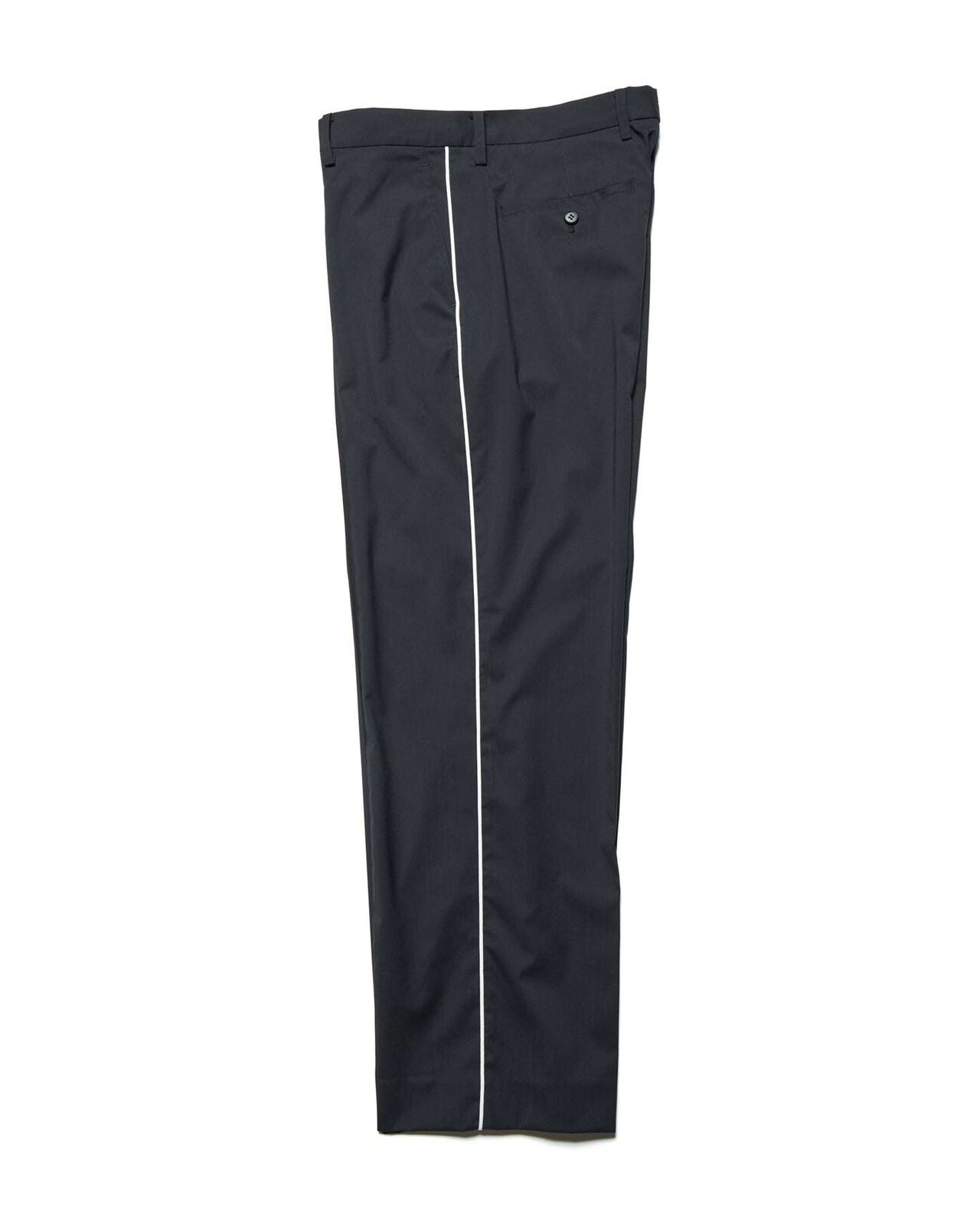 REFINED PIPING SLACKS,BLACK, large image number 0