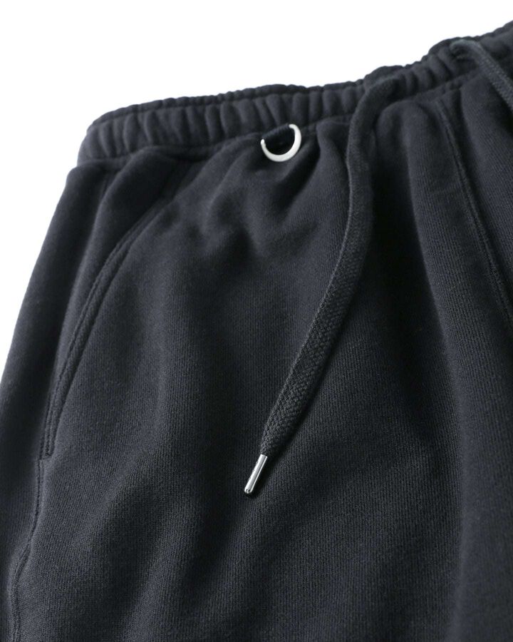 COTTON CASHMERE SWEAT PANTS,BLACK, medium image number 2