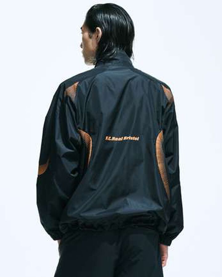 STAND COLLAR PRACTICE JACKET,BLACK, medium image number 4