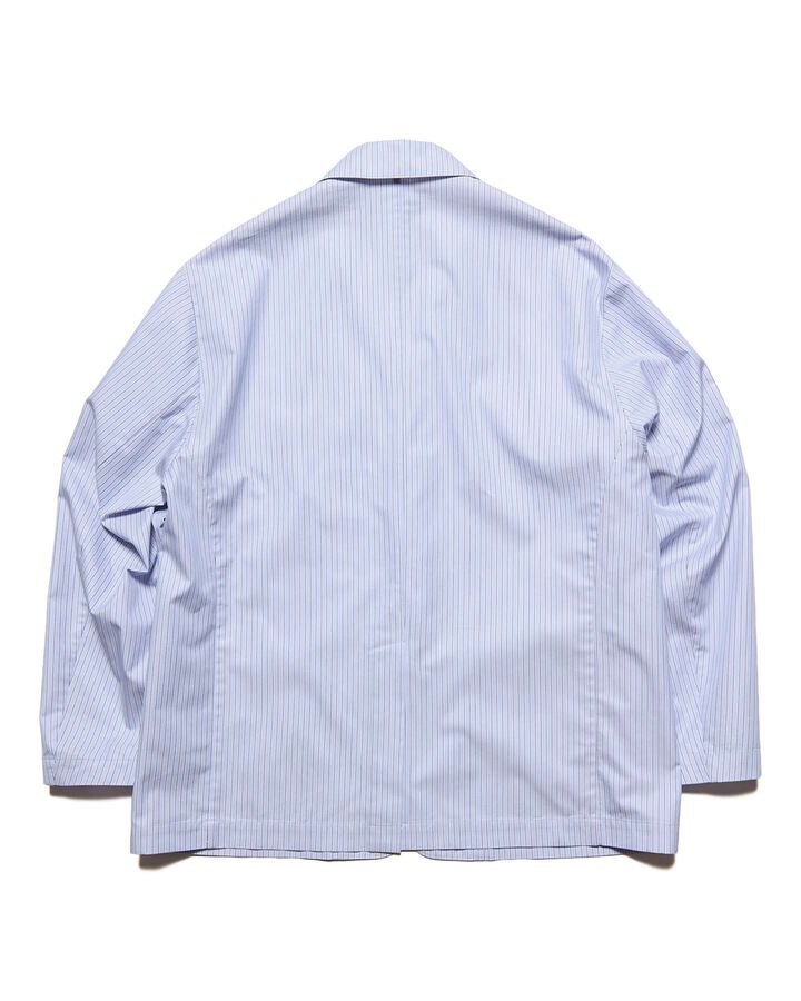 BROADCLOTH WIDE EASY JACKET,LIGHT BLUE, medium image number 1
