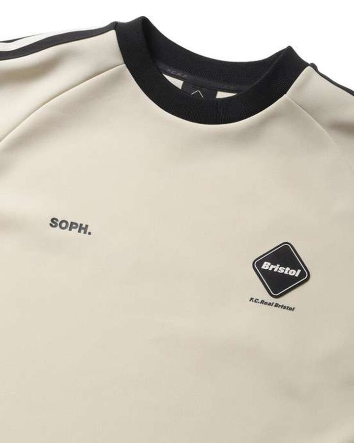 TRAINING TRACK CREWNECK TOP,OFF WHITE, medium image number 2