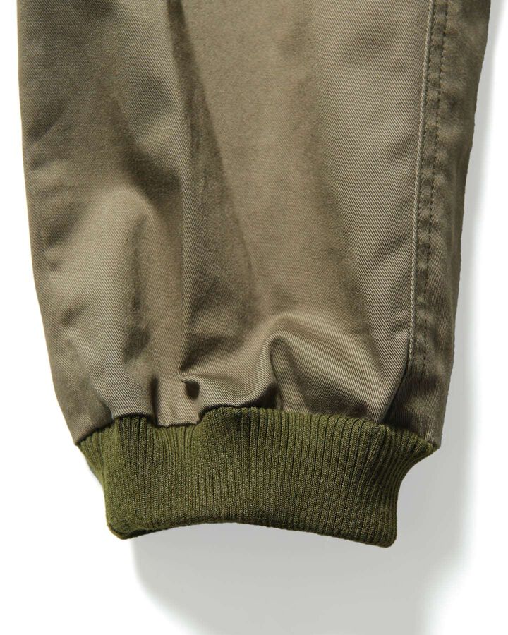 SLIM FIT RIBBED PANTS,KHAKI, medium image number 3
