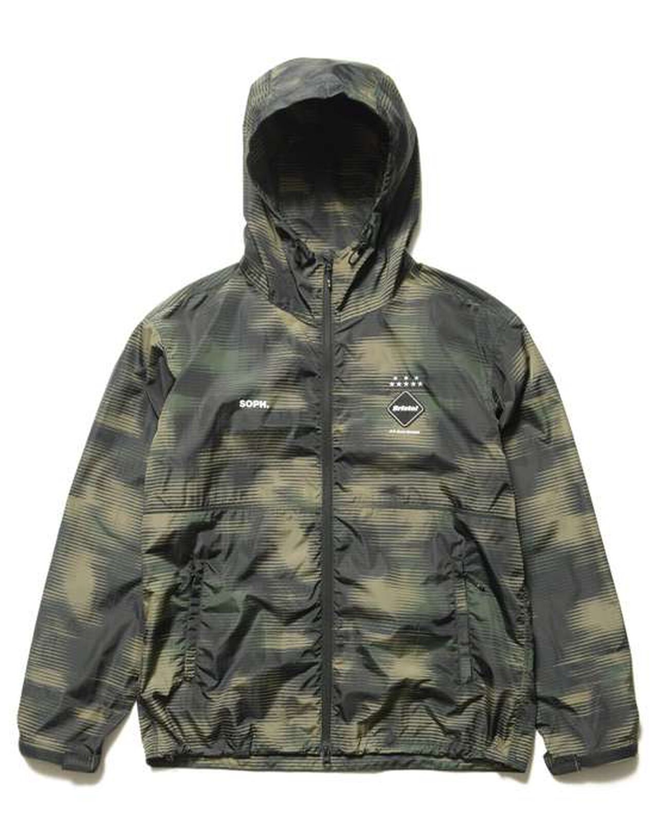 SPEED CAMO HOODED BLOUSON,WOODLAND, large image number 0