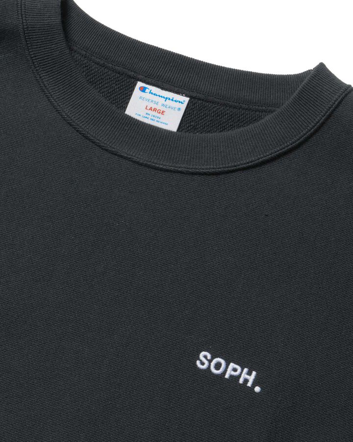 Champion REVERSE WEAVE BASIC S/S CREWNECK SWEAT,BLACK, medium image number 2