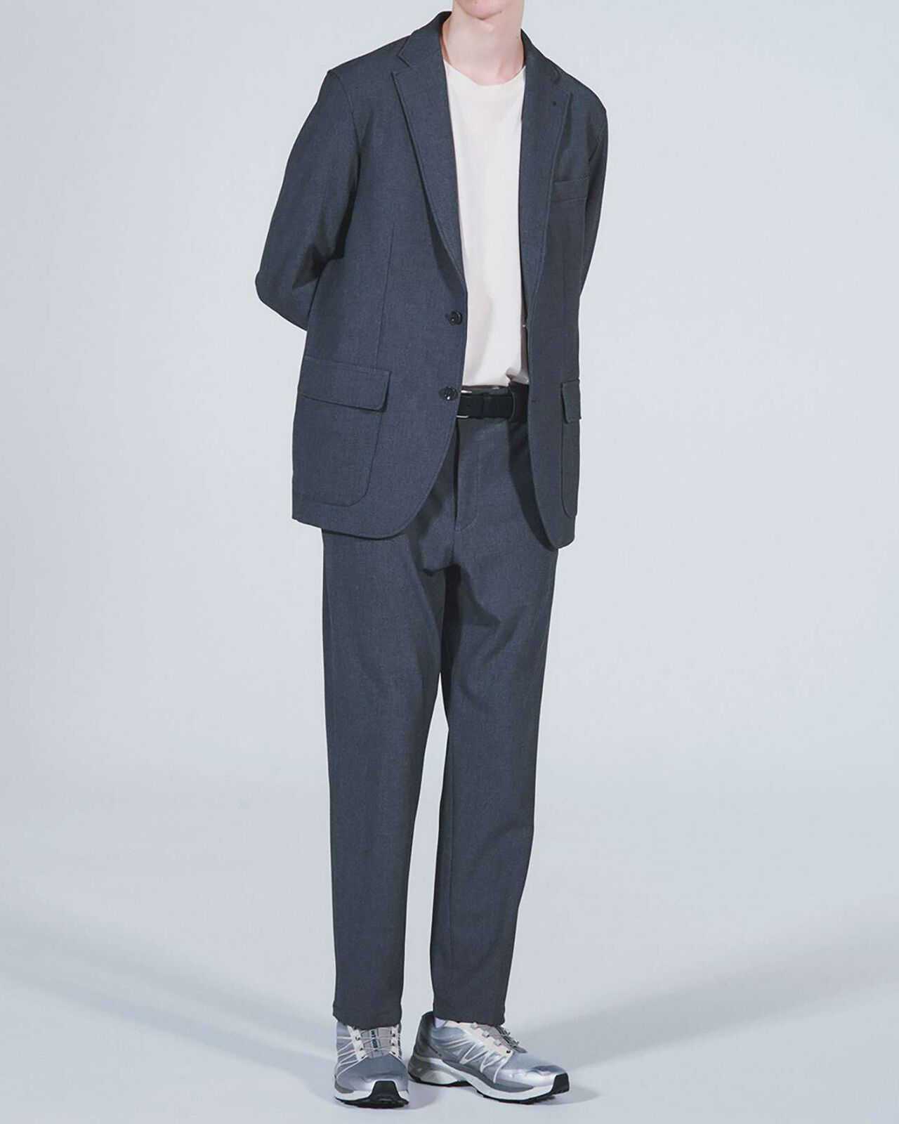 MONALUCE 2BUTTON JACKET,GRAY, large image number 4