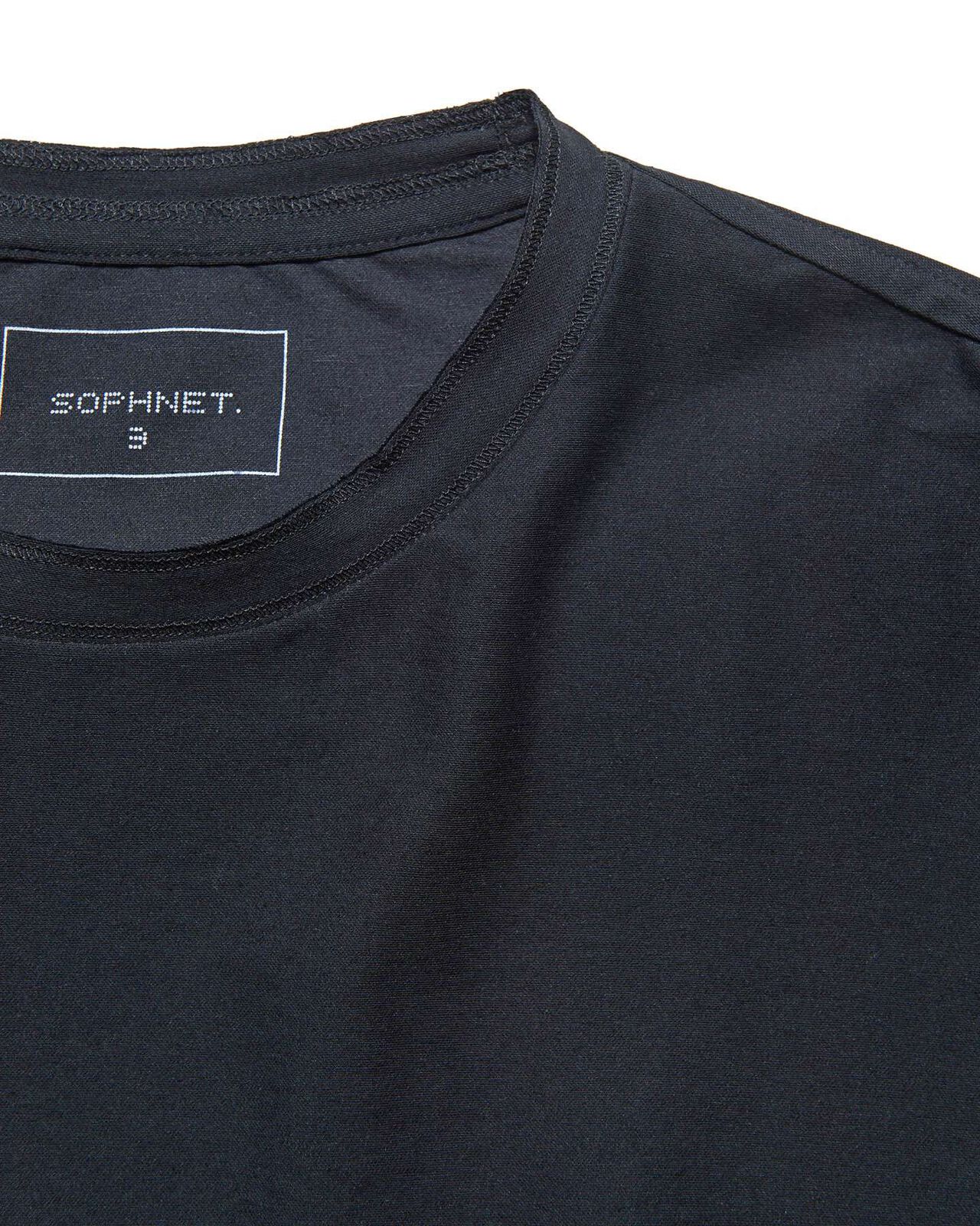 DOUBLE LOCK STITCH L/S TEE,BLACK, large image number 2