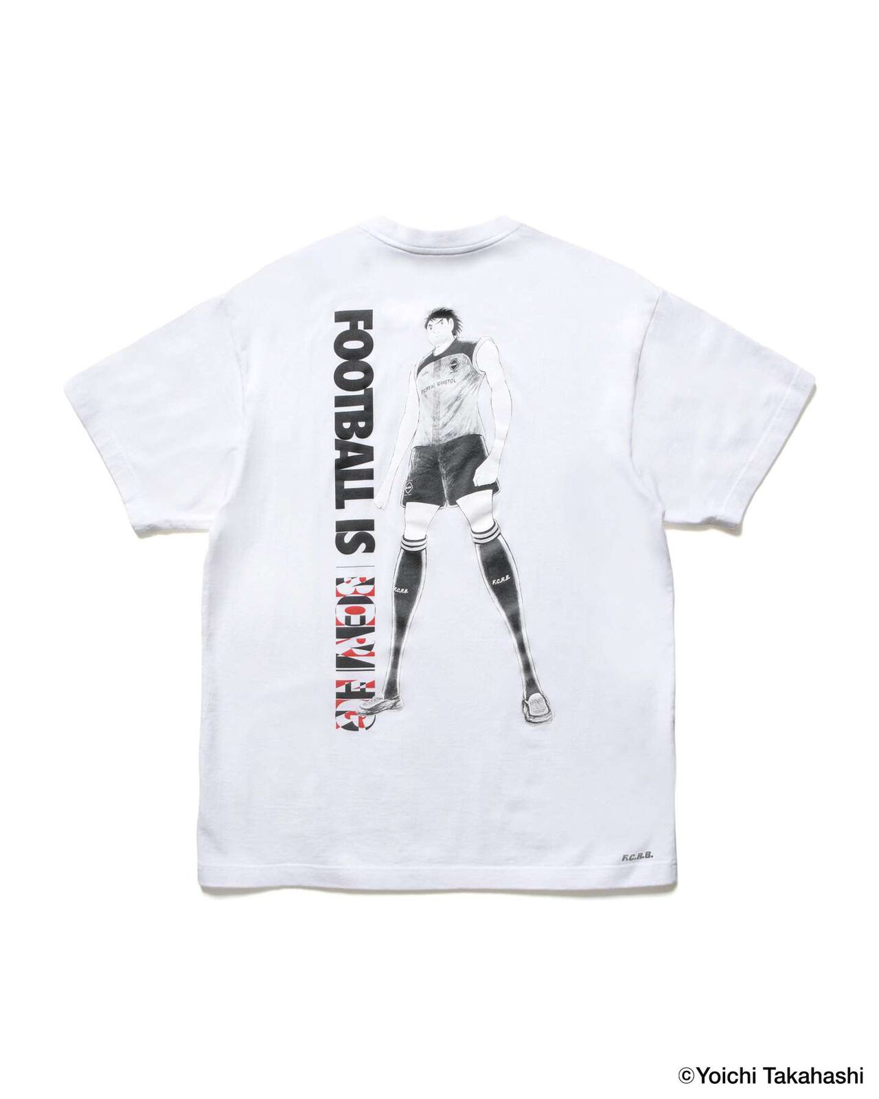 KOJIRO HYUGA ON THE BACK TEE,WHITE, large image number 0