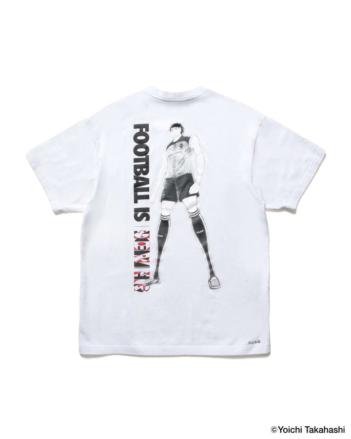 KOJIRO HYUGA ON THE BACK TEE,WHITE, medium image number 0
