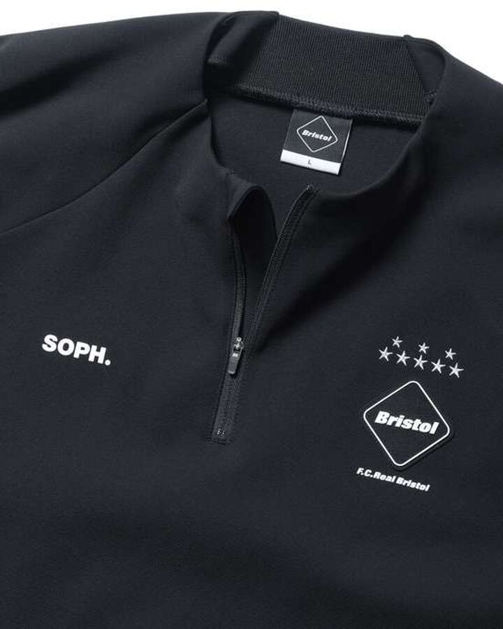 PDK HALF ZIP TOP,BLACK, medium image number 2