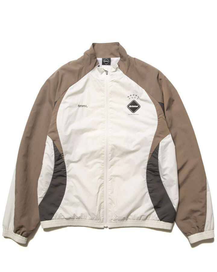 WARM-UP JACKET,OFF WHITE, medium