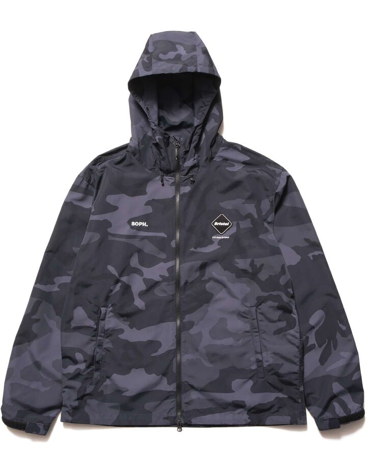 SUPPLEX NYLON HOODED BLOUSON,CAMOUFLAGE, medium