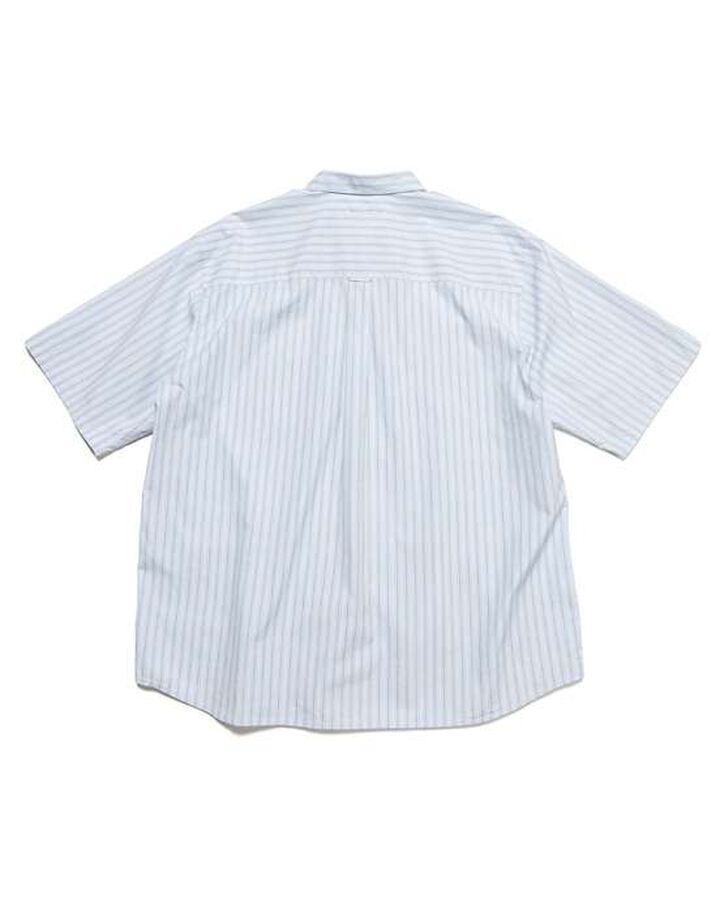 STRIPE RELAX FIT S/S SHIRT,BLUESTRIPE, medium image number 1