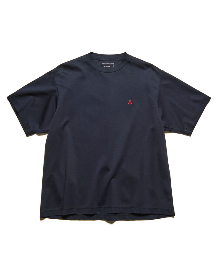 SCORPION WIDE TEE,NAVY, medium