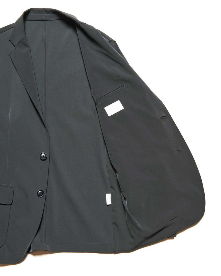 4WAY STRETCH PACKABLE 2BUTTON JACKET,CHARCOAL GRAY, medium image number 3