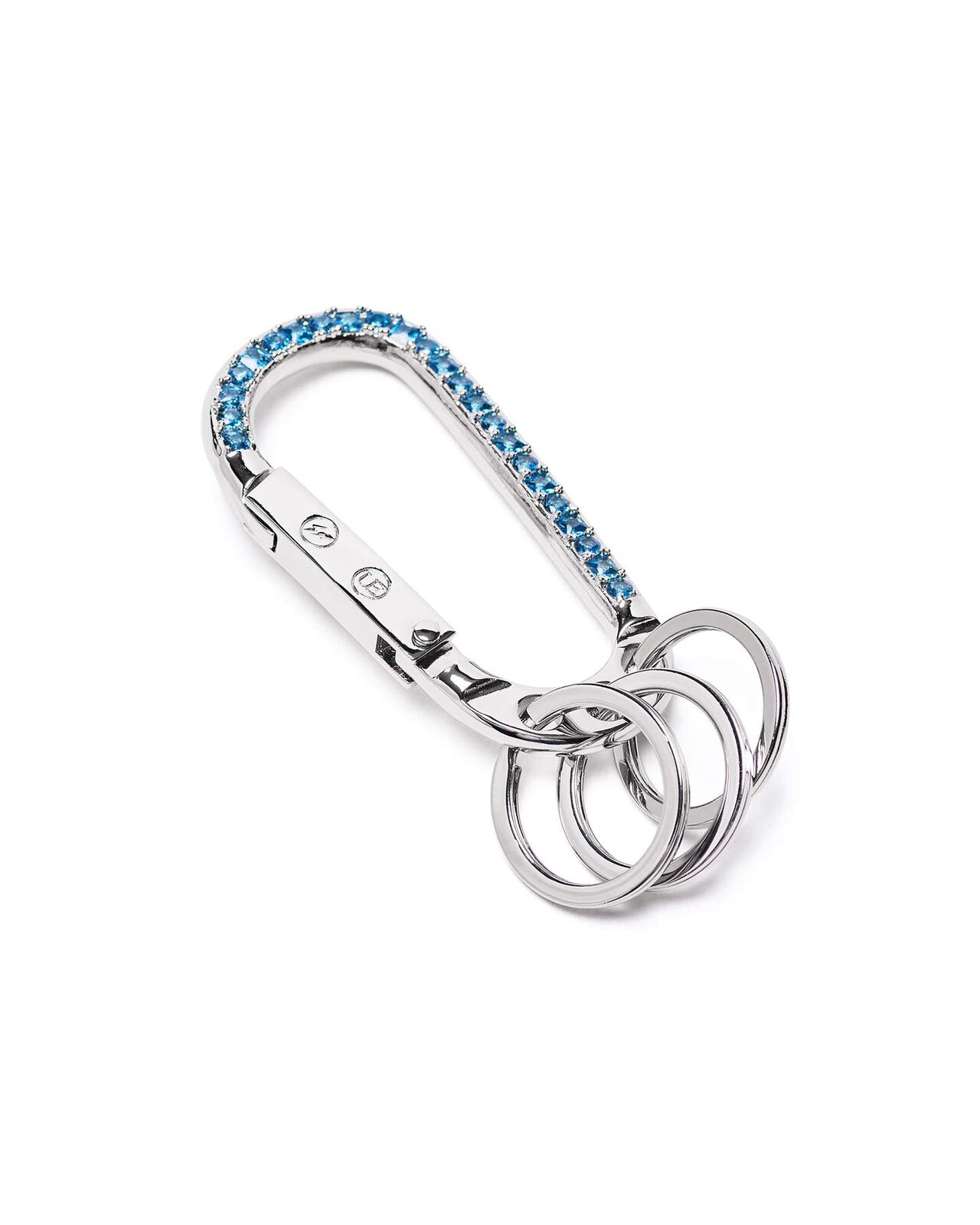 ZIRCONIA CARABINER,SILVER, large image number 0
