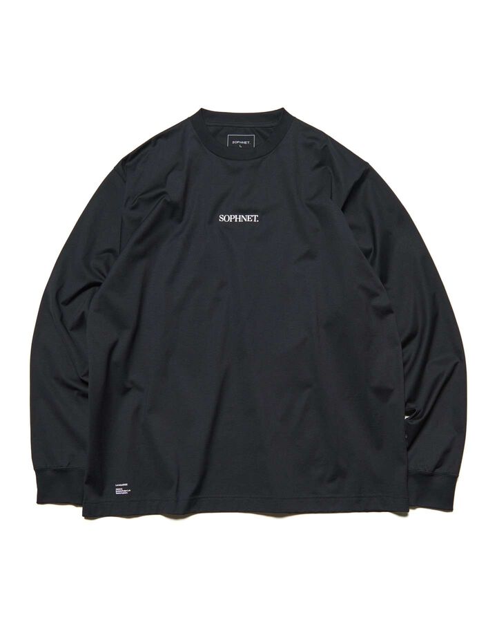STOCKHOLM. L/S TEE,BLACK, medium