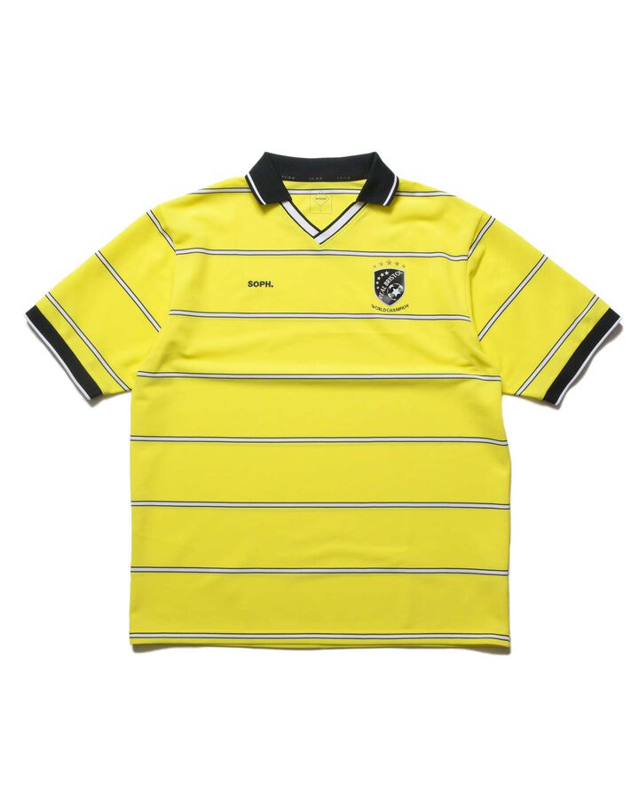 CHAMPIONS BORDER S/S GAME SHIRT,YELLOW, medium