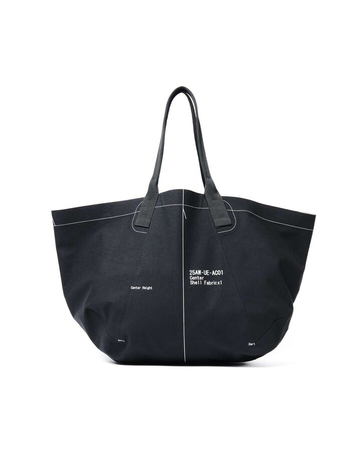 MAP-OUT TOTE BAG,BLACK, medium