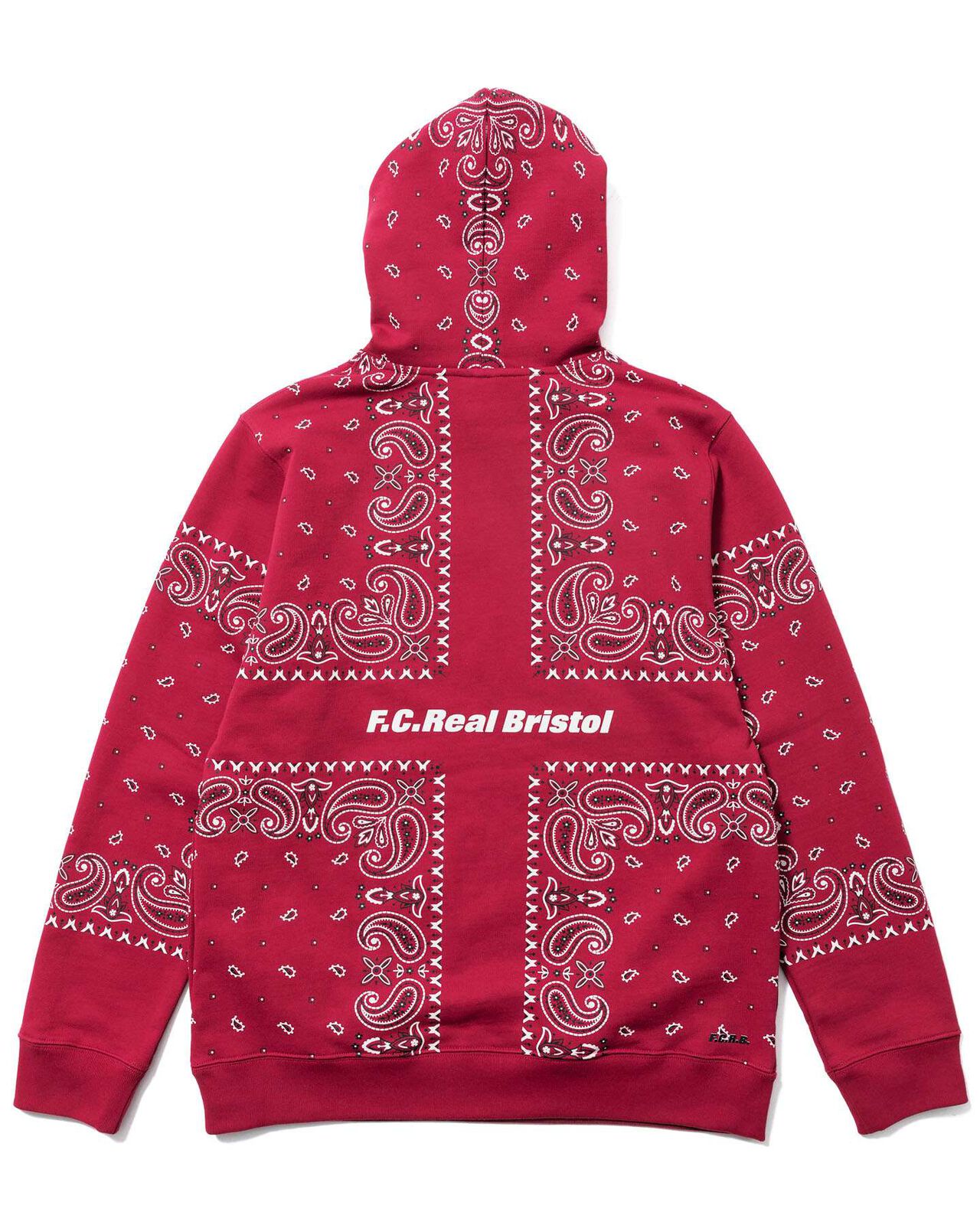 BANDANA SWEAT HOODIE,RED, large image number 1
