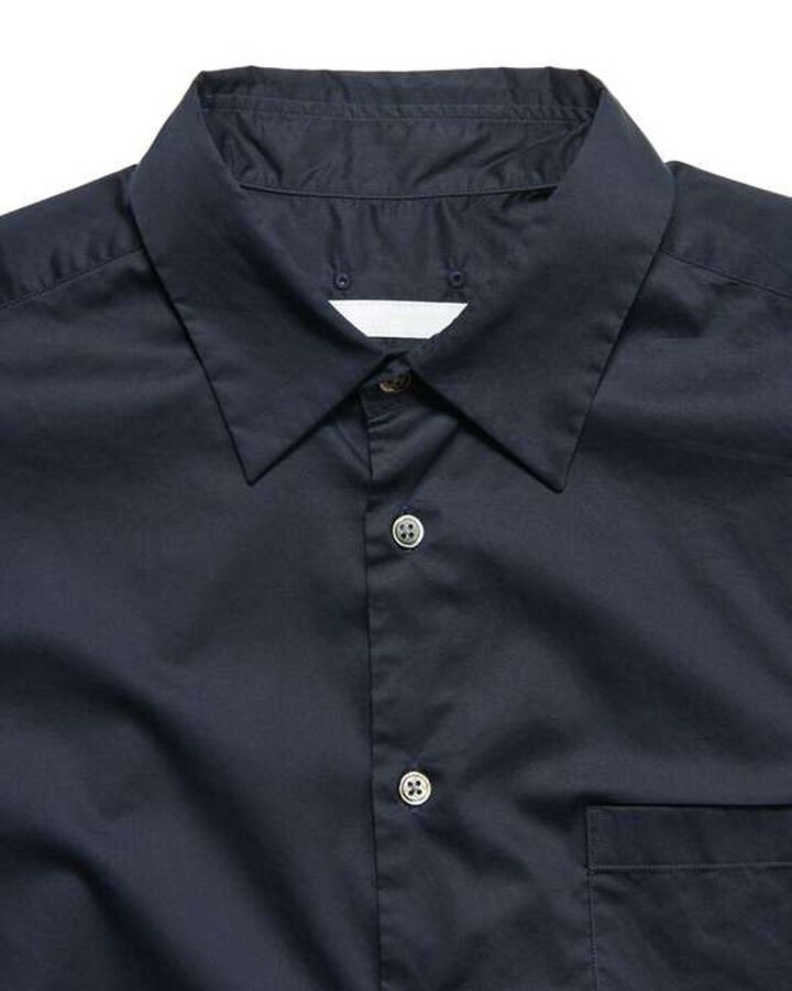 HIGHCOUNT TWILL REGULAR FIT S/S SHIRT,NAVY, medium image number 2