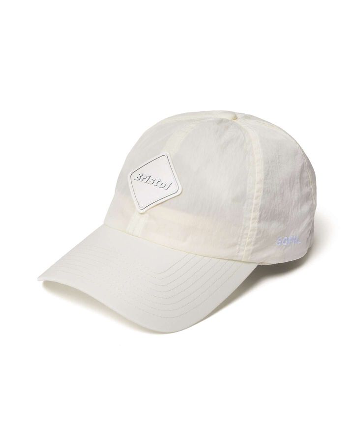 EMBLEM NYLON CAP,OFF WHITE, medium