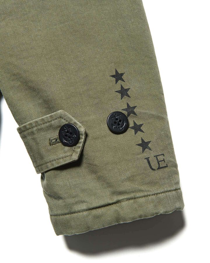 MILITARY PEA COAT,KHAKI, medium image number 6
