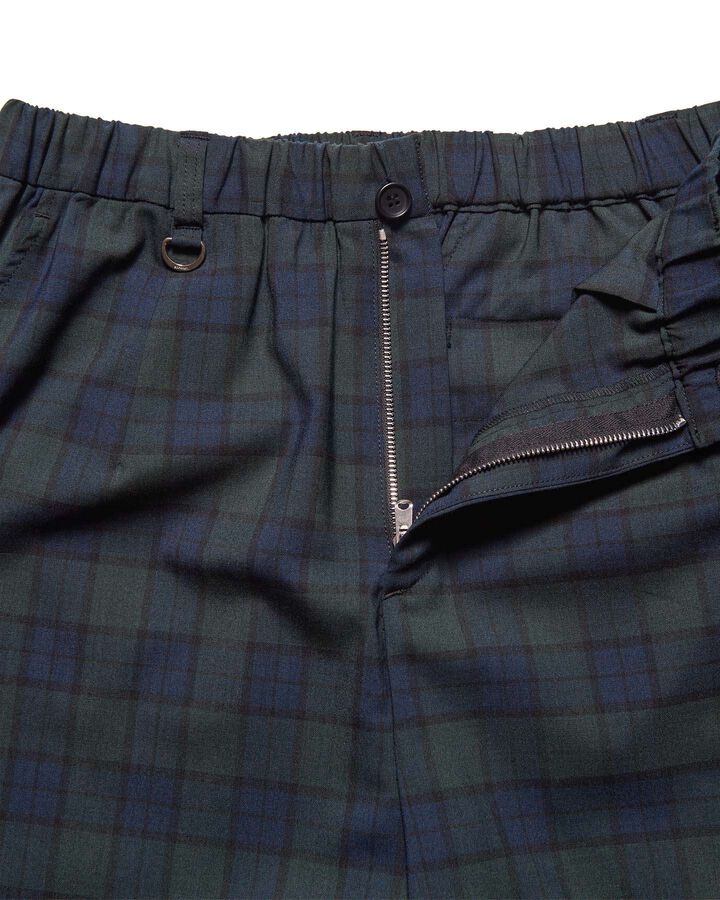 TROPICAL CHECK TAPERED BOLD PANTS,A, medium image number 2