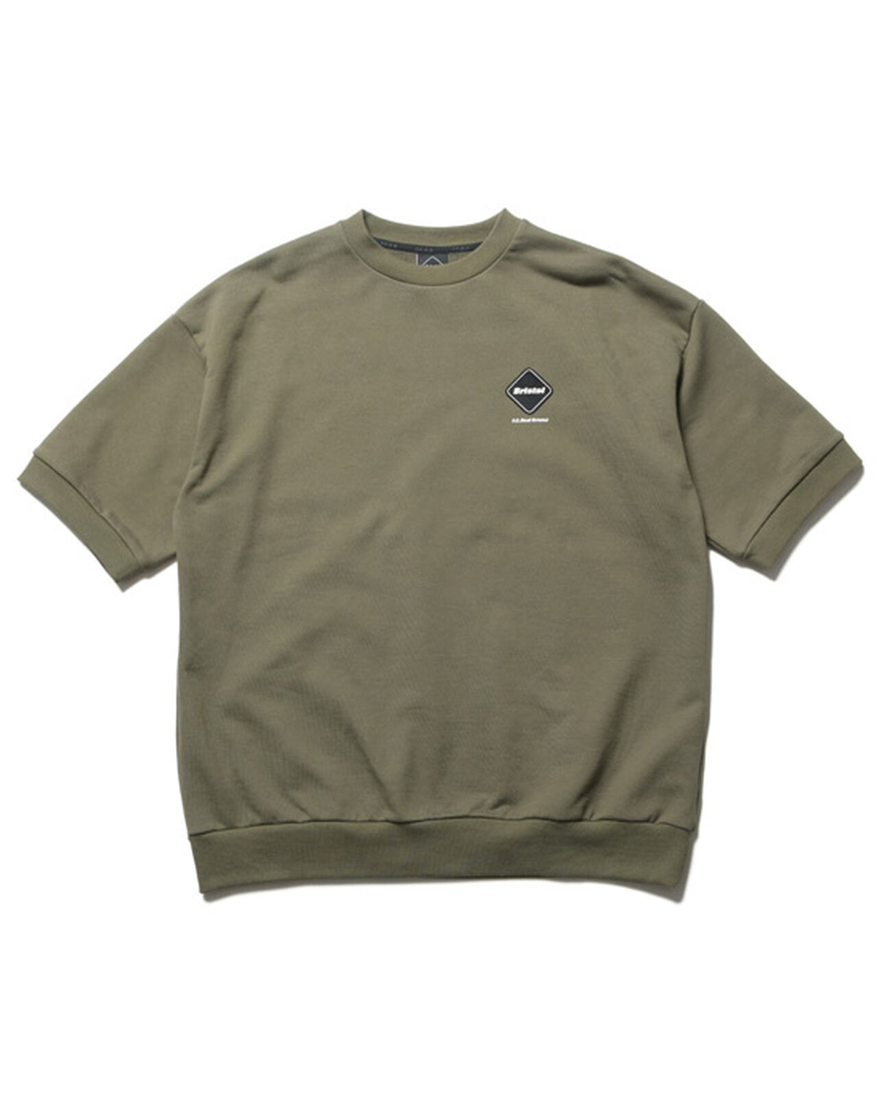 S/S CREWNECK BAGGY SWEAT,KHAKI, large image number 0