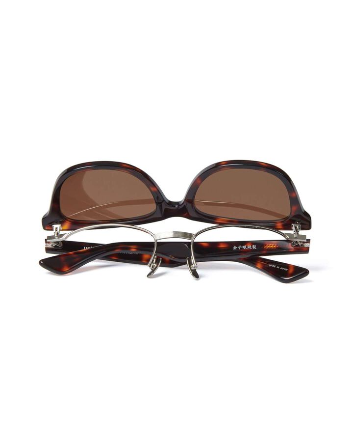 FLIP-UP WELLINGTON SUNGLASSES,BROWN, medium image number 2