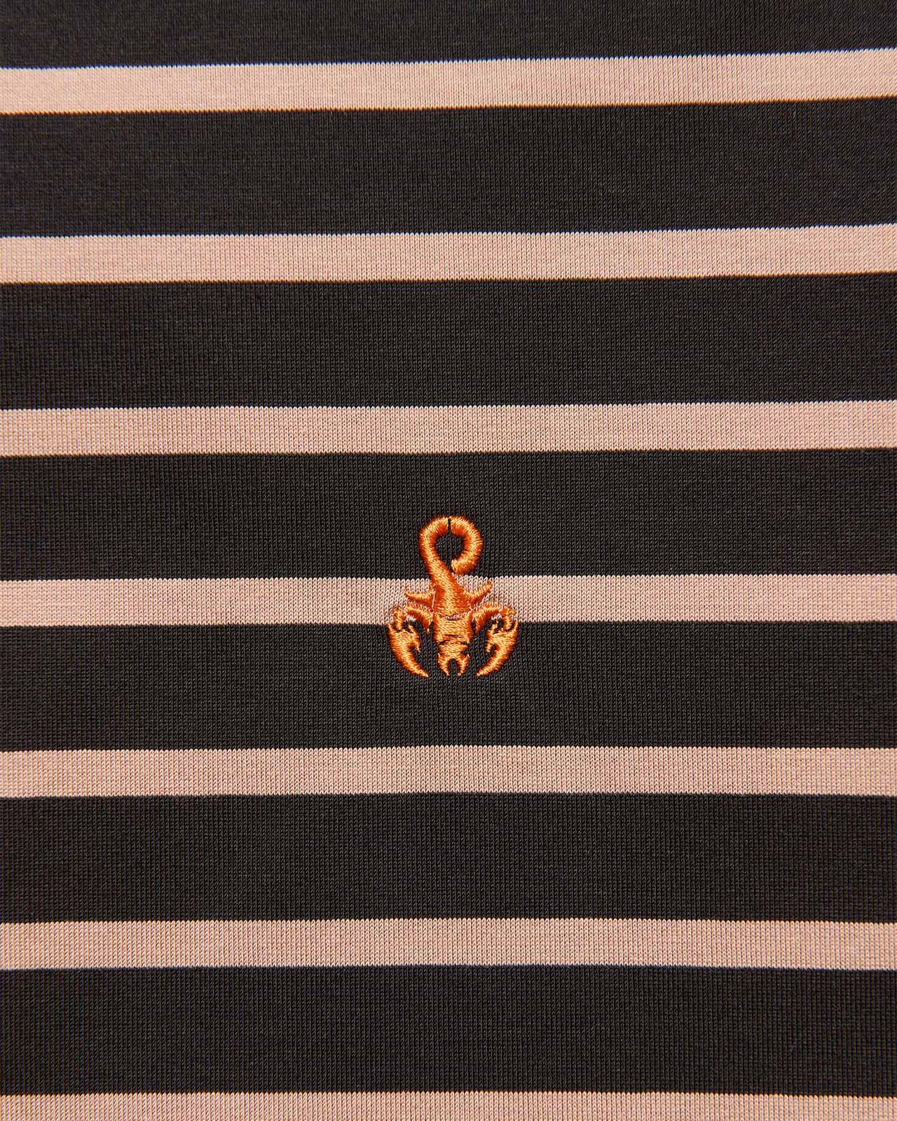 SCORPION BORDER L/S WIDE TEE,BEIGE, large image number 3