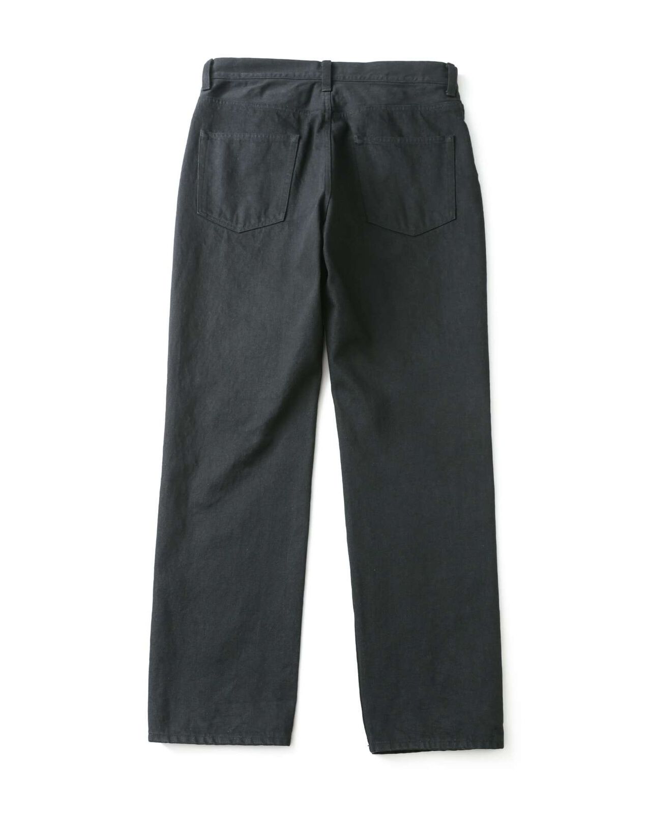 ONE WASHED DENIM STANDARD PANTS,BLACK, large image number 1