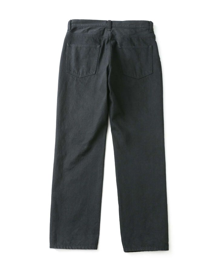 ONE WASHED DENIM STANDARD PANTS,BLACK, medium image number 1