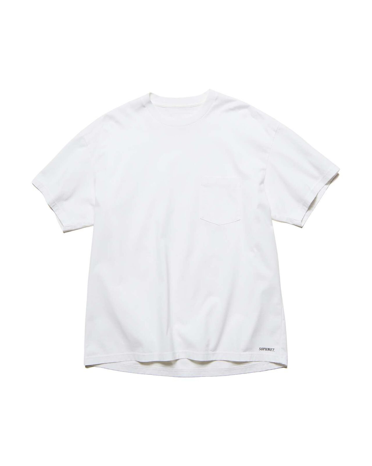 LUSTER COTTON ESSENTIAL S/S TEE,WHITE, large image number 0