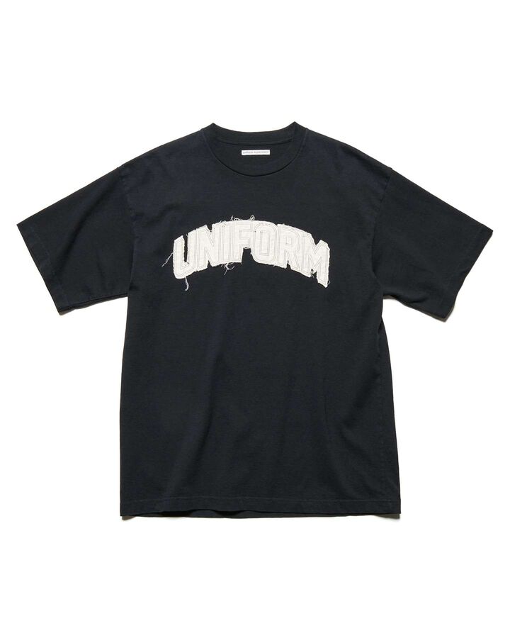 CUT-OUT LOGO TEE,BLACK, medium image number 0