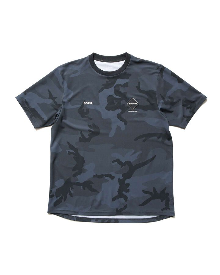 S/S ATHLETIC TOP,CAMOUFLAGE, medium