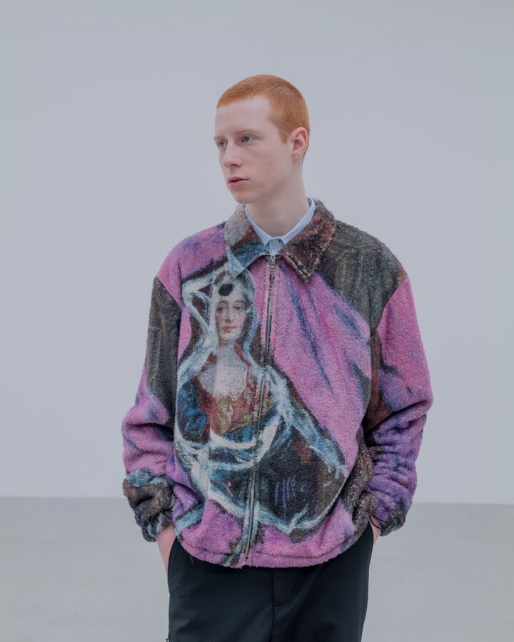 ASGER JORN: PAINTING FLEECE BLOUSON,A, medium image number 5