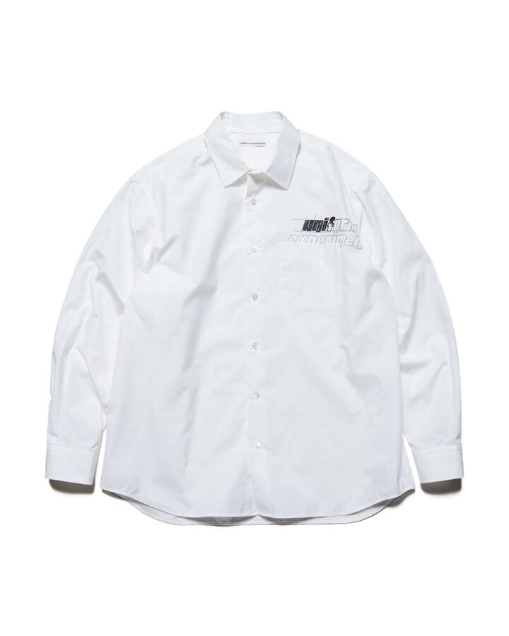 IN-PROCESS PRINT SHIRT,WHITE, medium image number 0